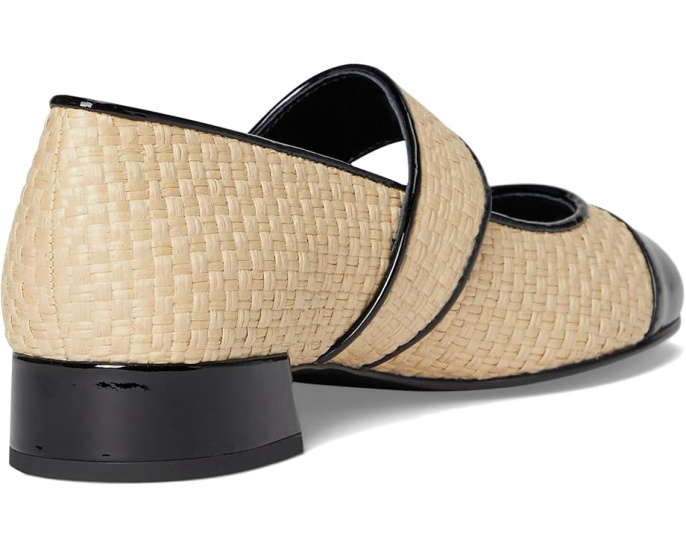 Туфли Tory Burch Cap-Toe Mary Jane Heel Ballet 25mm с контрастным носком