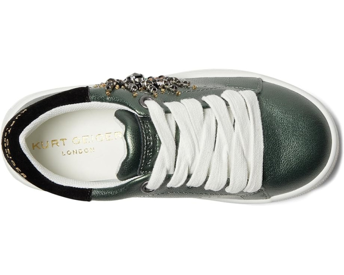 Детские кроссовки Kurt Geiger London Kids Mini Laney Eye с блестками