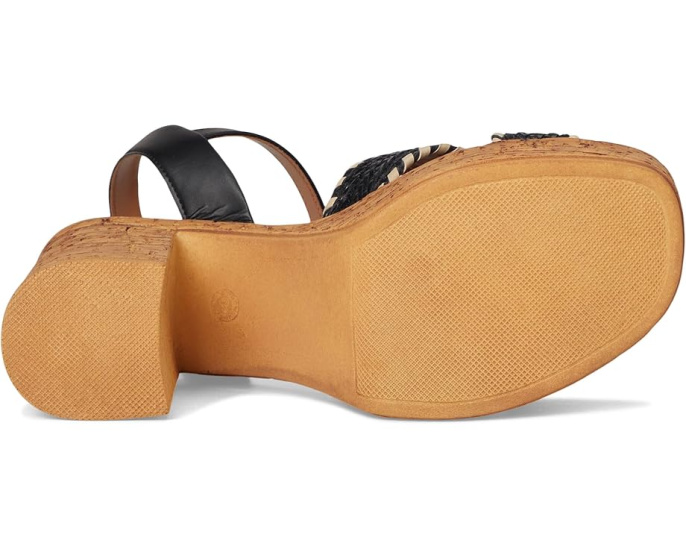 Босоножки Bravo на платформе с перекрещивающимися ремешками из рафии от Seychelles