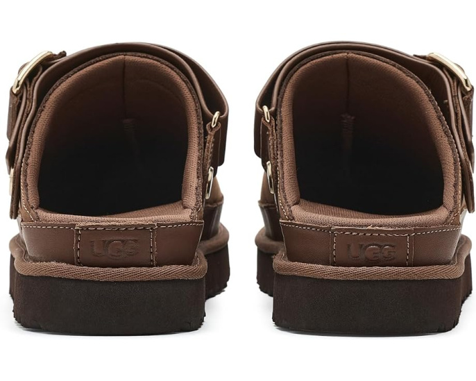 UGG Goldenstar Villa Clogs из нубука с регулируемым задним ремешком
