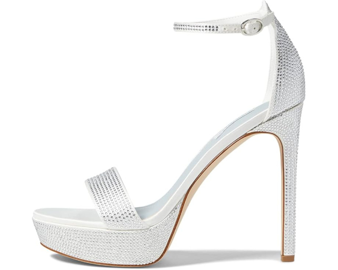 Вечерние босоножки Nine West Goout на высокой платформе со стразами