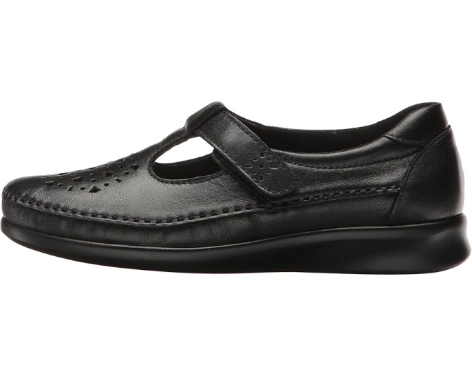 Мокасины SAS Loafers с Т-образным ремешком на липучке