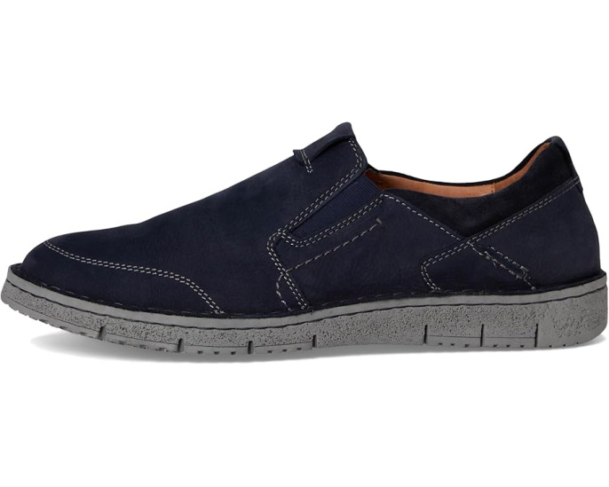 Мокасины Josef Seibel Ruben 03 из нубука с ручной строчкой
