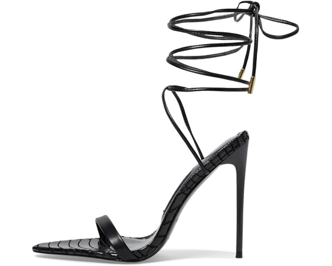 Босоножки Jessica Rich Rich Sandal на шпильке с перьями