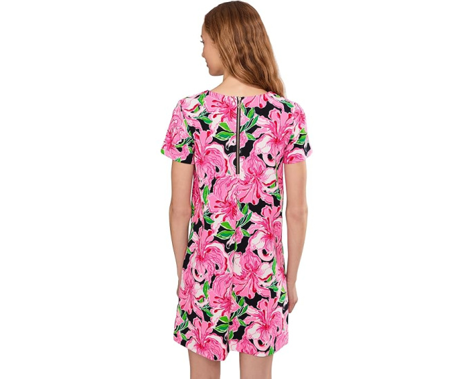 Платье Mattison с цветочным принтом и короткими рукавами Lilly Pulitzer