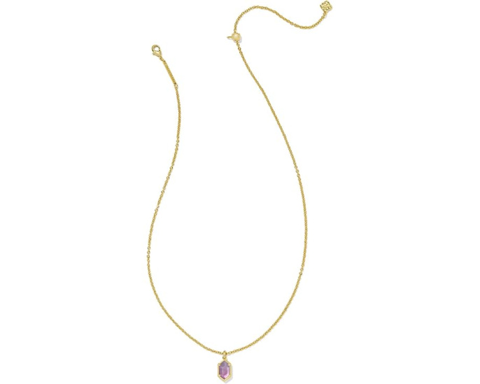 Kendra Scott подвеска Hallie Short Pendant с иллюзионистским опалитом