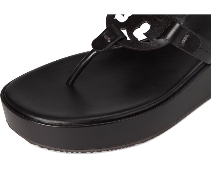 Босоножки Tory Burch Miller Wedge 25Mm на платформе с кожаным верхом