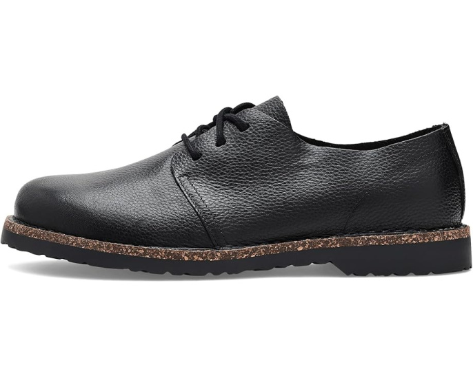 Кожаные туфли Uppsala Low Lace Up с пробковой стелькой от Birkenstock