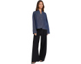 Куртка Eileen Fisher Lightweight Organic Cotton Denim Curved Front джинсовая