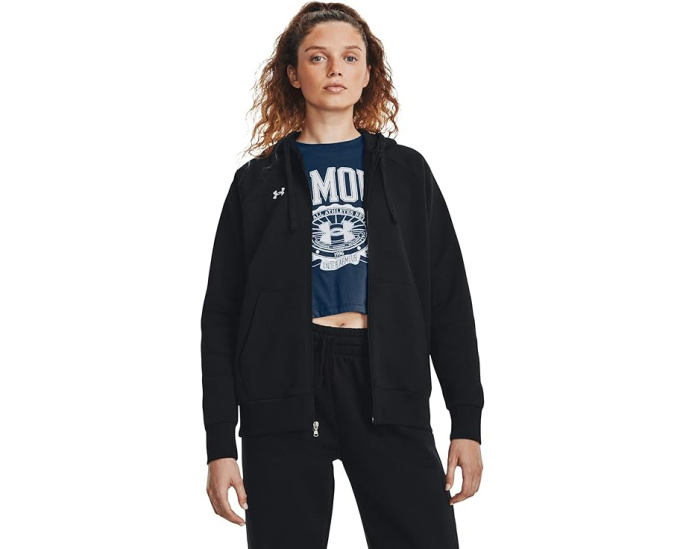 Флисовая худи Under Armour Rival на молнии с капюшоном