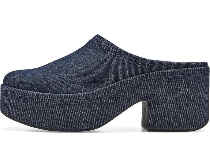 Мюли FitFlop Platfforms Denim на каблуке с клиновидной подошвой