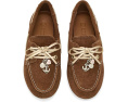 Sperry Slim Boat детские лодочки из замши с декором
