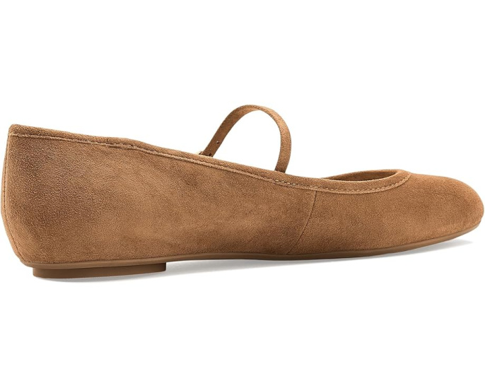 Балетки Classik с ремешком и квадратным каблуком из кожи Nine West