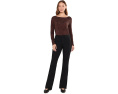 Джинсы Paige 32" High-Rise Laurel Canyon в стирке Black Shadow