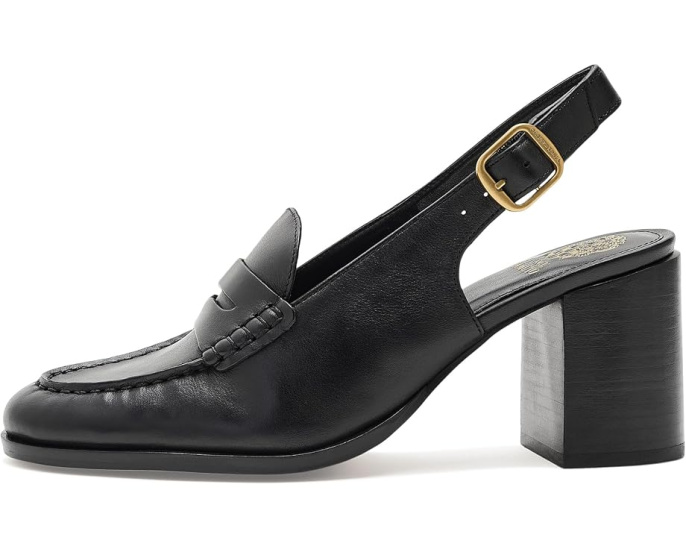 Лоферы Vince Camuto Grinie на каблуке с ремешком
