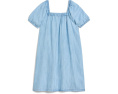Платье Vineyard Vines Serena из шамбре для детей старшего возраста