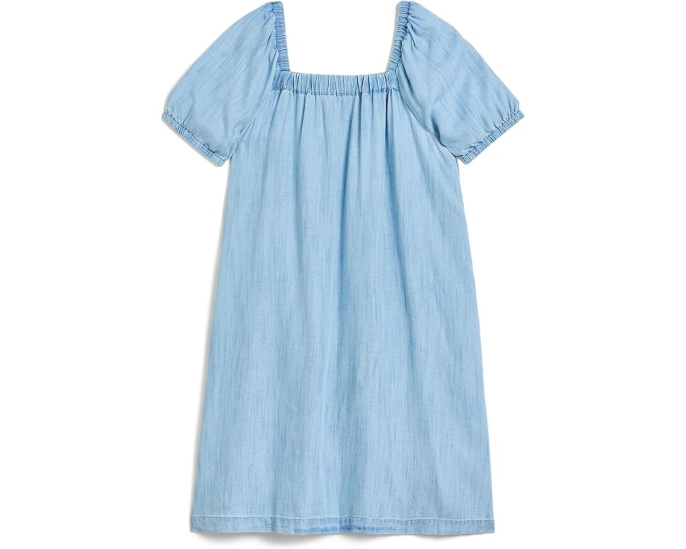 Платье Vineyard Vines Serena из шамбре для детей старшего возраста