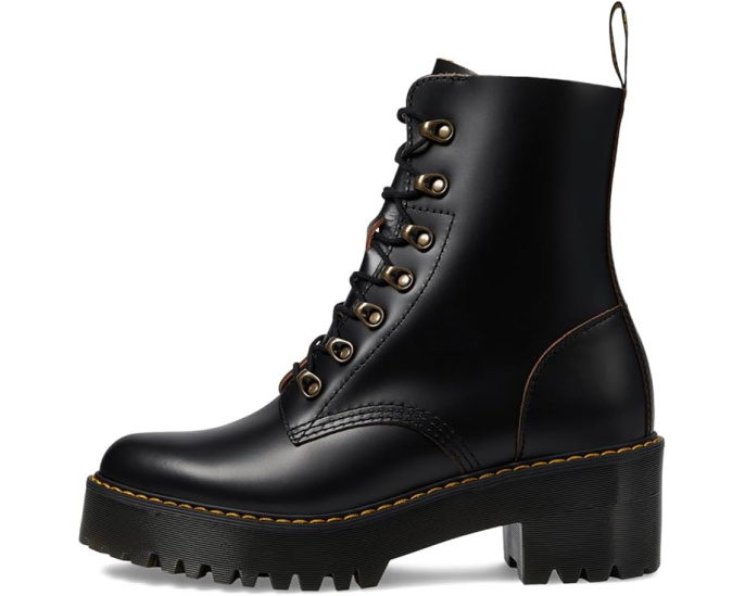 Ботинки Dr. Martens Leona с семью люверсами