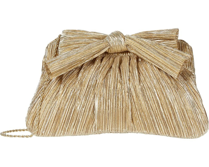 Клатч Loeffler Randall Rayne Pleated Frame Clutch с бантом