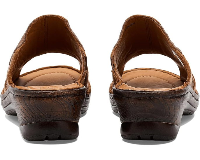 Сандалии Spring Step Nivara из кожи с платформой под дерево