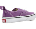 Детские кеды Vans с эластичными шнурками и цветами