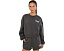 Флисовая кофта Trackside Fleece Crew New Balance черный оверсайз
