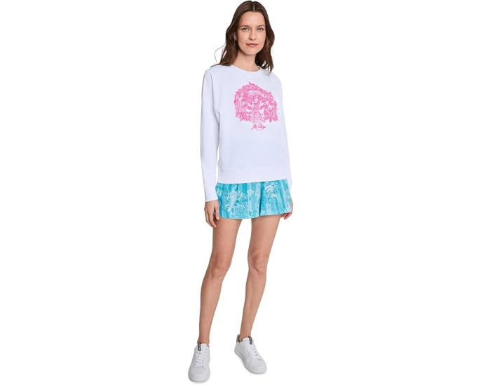 Льняные шорты Lilly Pulitzer Captina высокие