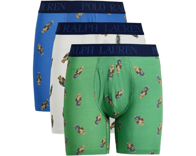 Тканые боксеры Polo Ralph Lauren с принтом пони