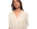 Пижамная блуза Eberjey Tencel Woven с коротким рукавом