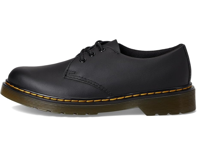 Детские оксфорды Dr. Martens 1461 Mono из цельнозерновой кожи