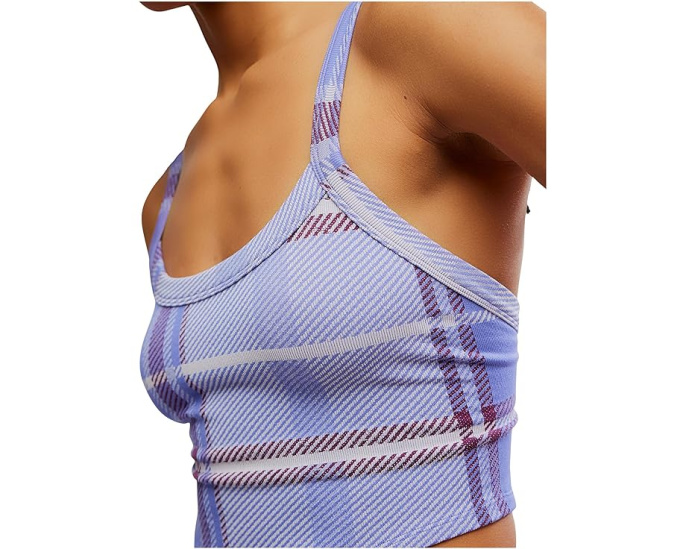 FP Movement топ All Clear Cami Plaid Jacquard