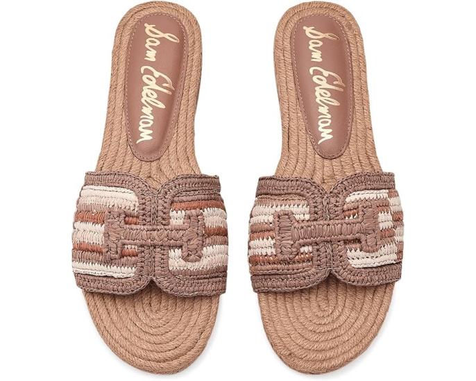 Сандалии Sam Edelman Miya с фактурой под рафию