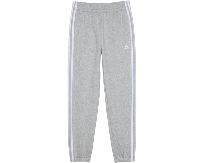 Детские спортивные брюки Adidas 3-Stripes из хлопкового флиса