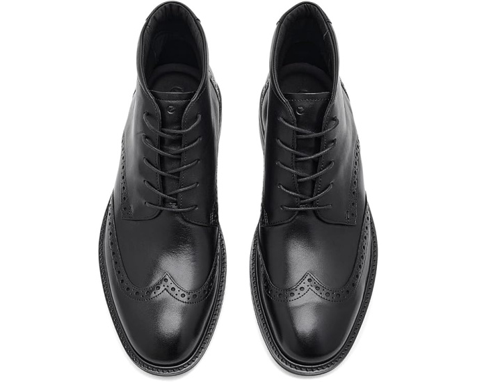 Ботинки ECCO Prague Brogue с крылом на щиколотке