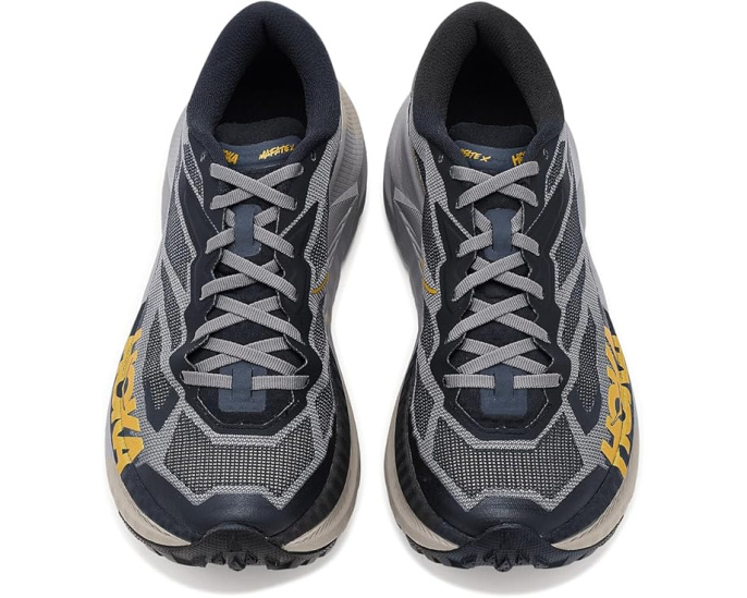Трейловые кроссовки Hoka Mafate X с карбоновой пластиной и подошвой Vibram Megagrip