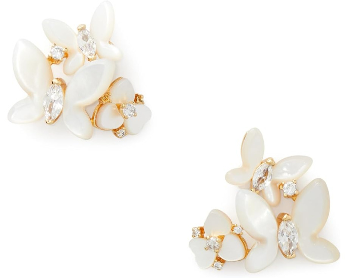 Серьги-гвоздики Kate Spade New York Cluster Studs с жемчугом и цирконием
