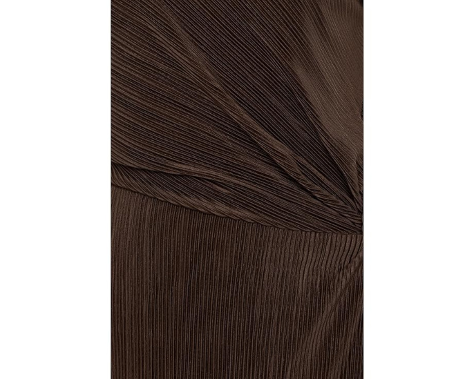 Платье Vince Directional Pleated Twist миди с драпировкой