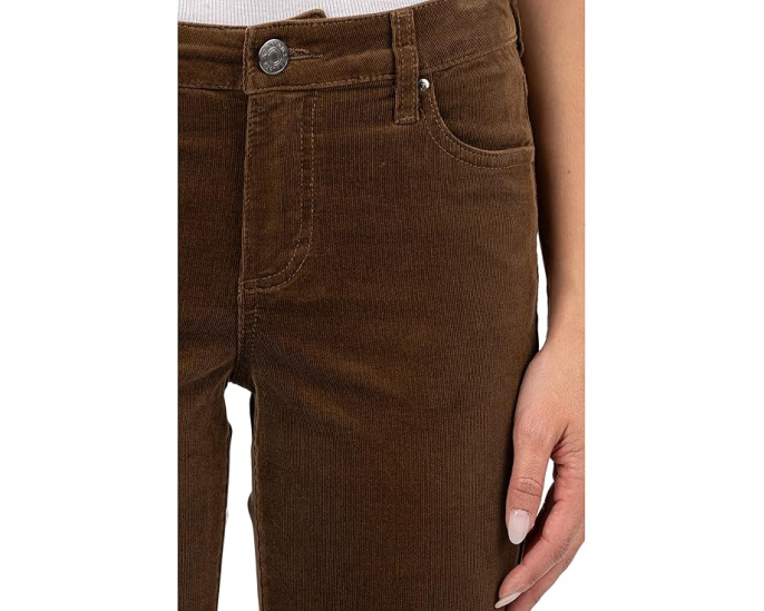 Брюки KUT from the Kloth Catherine Corduroy Boyfriend из вельвета с расслабленным кроем