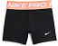 Nike Pro Shorts шорты для детей Black Apricot Agate White