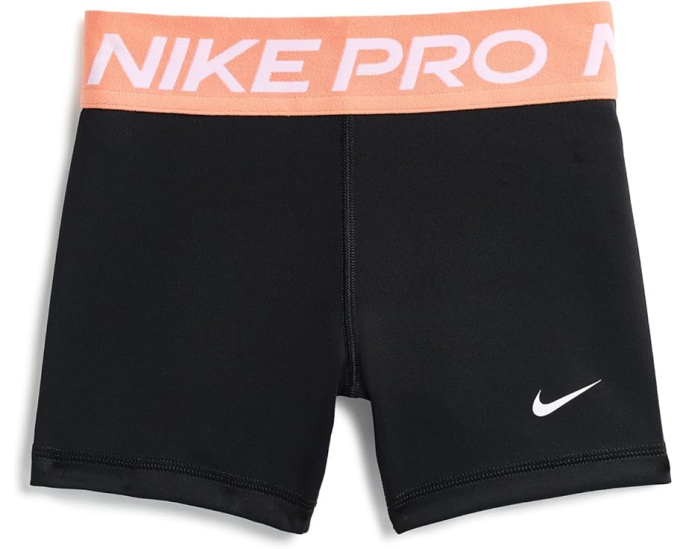 Nike Pro Shorts шорты для детей Black Apricot Agate White