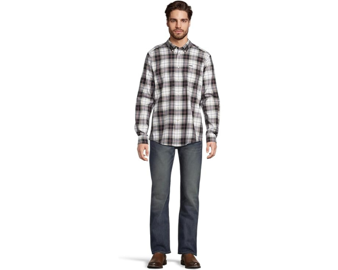 Рубашка Barbour Wetheram Tailored Tartan в клетку с классическим кроем