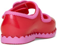 Балетки Hip Ballerina с аппликацией цветка и липучкой Mini Melissa