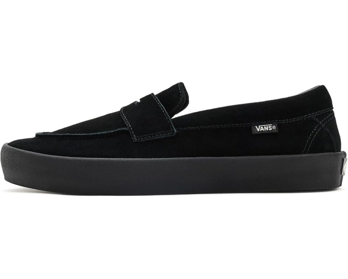 Vans Skate Loafers черные лоферы из замши