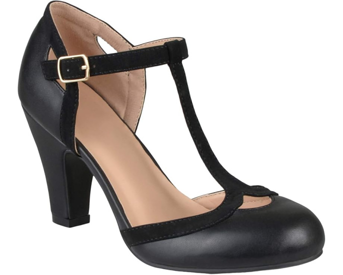 Туфли Journee Collection Olina Pumps с ремешком на щиколотке