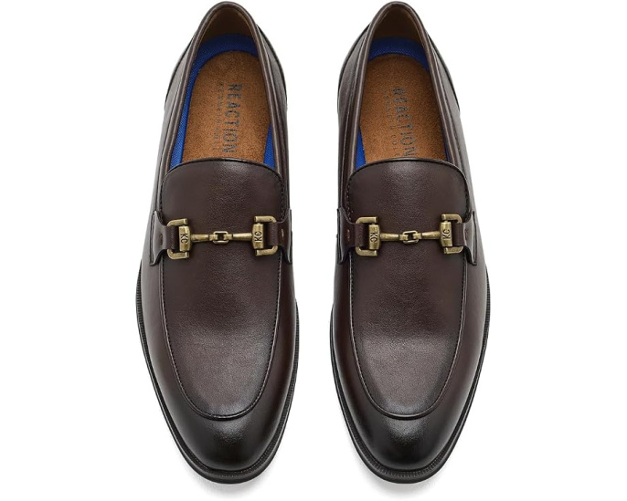 Лоферы Kenneth Cole Miller с металлическим логотипом и низким каблуком
