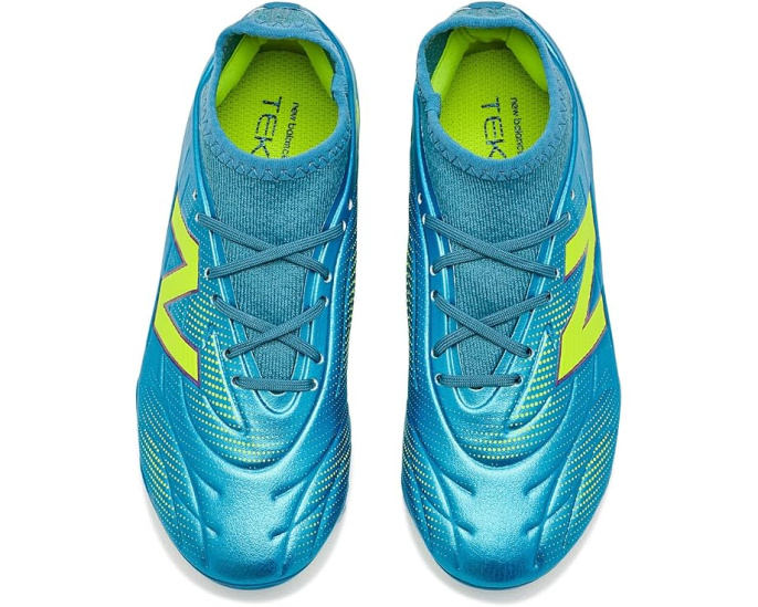 New Balance Tekela бутсы детские FG V5 сине-зеленые