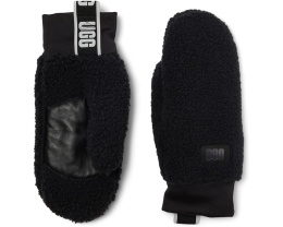 Варежки UGG Uggfluff с логотипом на ленте