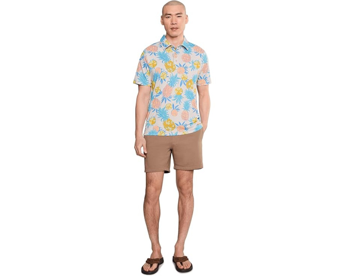 Поло Chubbies The Citrus Punch со вставками из спандекса