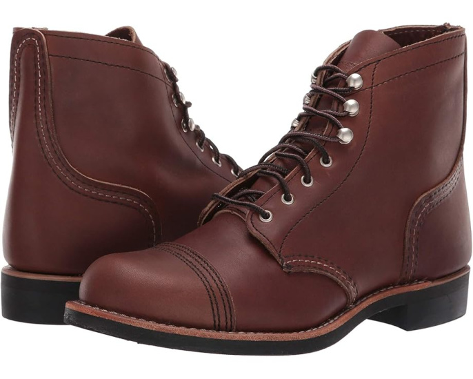 Кожаные ботинки Iron Ranger от Red Wing Heritage с подошвой Vibram и конструкцией Goodyear