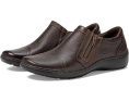 Слипоны Clarks Cora Giny из текстурированной кожи и текстиля с двумя молниями